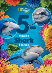 National Geographic Kids 5-Minute Shark Stories kaina ir informacija | Knygos paaugliams ir jaunimui | pigu.lt