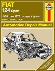 Fiat 124 Sport Coupe & Spider (1968-1978) Haynes Repair Manual (USA) цена и информация | Путеводители, путешествия | pigu.lt