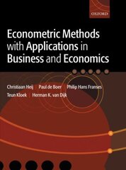 Econometric Methods with Applications in Business and Economics kaina ir informacija | Ekonomikos knygos | pigu.lt