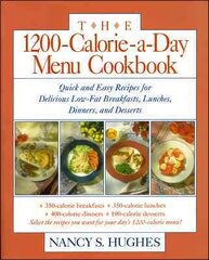 1200-Calorie-a-Day Menu Cookbook цена и информация | Книги рецептов | pigu.lt