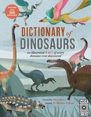 Dictionary of Dinosaurs kaina ir informacija | Knygos paaugliams ir jaunimui | pigu.lt