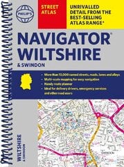 Philip's Navigator Street Atlas Wiltshire and Swindon цена и информация | Путеводители, путешествия | pigu.lt