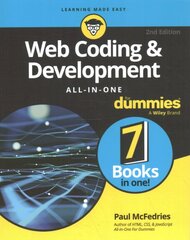 Web Coding & Development All-in-One For Dummies 2nd edition kaina ir informacija | Ekonomikos knygos | pigu.lt