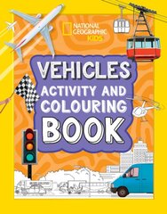 Vehicles Activity and Colouring Book цена и информация | Книги для подростков и молодежи | pigu.lt