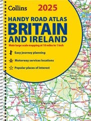 2025 Collins Handy Road Atlas Britain and Ireland: A5 Spiral kaina ir informacija | Kelionių vadovai, aprašymai | pigu.lt