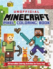 Unofficial Minecraft Pixel Coloring Book: Volume 1 kaina ir informacija | Knygos mažiesiems | pigu.lt