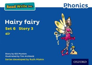 Read Write Inc. Phonics: Hairy Fairy (Blue Set 6 Storybook 3) kaina ir informacija | Knygos paaugliams ir jaunimui | pigu.lt