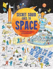 Secret Squid Goes to Space: A search-and-find space adventure book kaina ir informacija | Knygos mažiesiems | pigu.lt