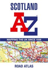 Scotland A-Z Road Atlas 4th Revised edition цена и информация | Путеводители, путешествия | pigu.lt