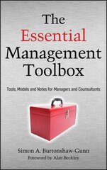 Essential Management Toolbox: Tools, Models and Notes for Managers and Consultants kaina ir informacija | Ekonomikos knygos | pigu.lt