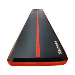 Airtrack MASTER Black Red 800 x 150 x 20 cm kaina ir informacija | Jogos prekės | pigu.lt