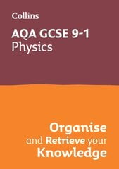 AQA GCSE 9-1 Physics Organise and Retrieve Your Knowledge kaina ir informacija | Knygos paaugliams ir jaunimui | pigu.lt