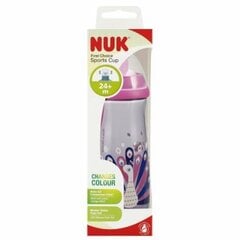 Gertuvė NUK Sports Cup, rožinė, 24+ mėn, 450 ml kaina ir informacija | Buteliukai kūdikiams ir jų priedai | pigu.lt