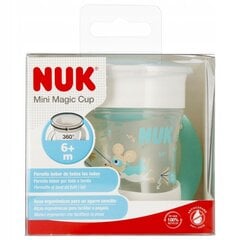 Puodelis/gertuvė Nuk Mini Magic Cup 10751278, 6+ mėn, 160 ml kaina ir informacija | Buteliukai kūdikiams ir jų priedai | pigu.lt