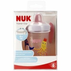 Gertuvė NUK Trainer Cup, rožinė, 6+ mėn, 230 ml kaina ir informacija | Buteliukai kūdikiams ir jų priedai | pigu.lt