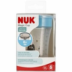 Gertuvė NUK Magic Cup, mėlyna, 8+ mėn, 230 ml kaina ir informacija | Buteliukai kūdikiams ir jų priedai | pigu.lt