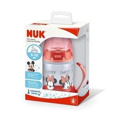 Gertuvė su temperatūros kotrole NUK Disney Minnie Mouse, 6-18 mėn, 150 ml kaina ir informacija | Buteliukai kūdikiams ir jų priedai | pigu.lt