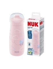 Gertuvė NUK Mini-Me Sip, rožinė, 9+ mėn, 300 ml kaina ir informacija | Buteliukai kūdikiams ir jų priedai | pigu.lt