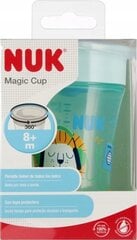 Gertuvė NUK Magic Cup, mėlyna, 8+ mėn, 230 ml kaina ir informacija | Buteliukai kūdikiams ir jų priedai | pigu.lt