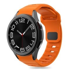 TECH-PROTECT SILIKONINĖ LINIJA SAMSUNG GALAXY WATCH 4 | 5 | 5 PRO | 6 | 7 | FE ORANGE kaina ir informacija | Išmaniųjų laikrodžių ir apyrankių priedai | pigu.lt