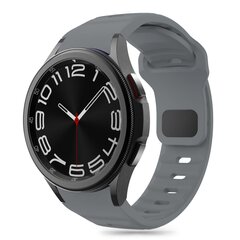 TECH-PROTECT SILIKONINĖ LINIJA SAMSUNG GALAXY WATCH 4 | 5 | 5 PRO | 6 | 7 | FE CRAYON GREY kaina ir informacija | Išmaniųjų laikrodžių ir apyrankių priedai | pigu.lt