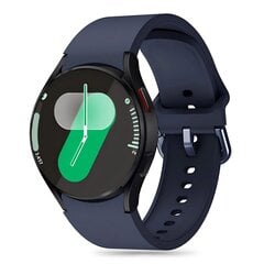 TECH-PROTECT SILIKONINIS SAMSUNG GALAXY WATCH 4 | 5 | 5 PRO | 6 | 7 | FE TAMSIAI MĖLYNAS kaina ir informacija | Išmaniųjų laikrodžių ir apyrankių priedai | pigu.lt