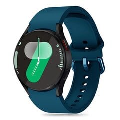 TECH-PROTECT SILIKONINIS SAMSUNG GALAXY WATCH 4 | 5 | 5 PRO | 6 | 7 | FE MONTEGO BLUE kaina ir informacija | Išmaniųjų laikrodžių ir apyrankių priedai | pigu.lt