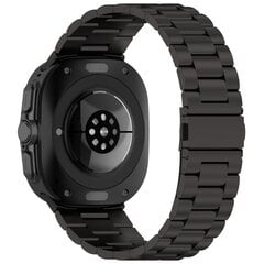 Tech-Protect Stainless 47mm Black kaina ir informacija | Išmaniųjų laikrodžių ir apyrankių priedai | pigu.lt