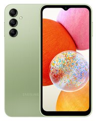 Товар с повреждённой упаковкой. Samsung Galaxy A14 4G 4/128GB SM-A145RLGVEUE Light Green цена и информация | Мобильные телефоны, фото и видео товары с поврежденной упаковкой | pigu.lt