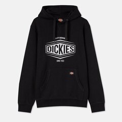 „Dickies“ vyriškas džemperis su gobtuvu ‚Rockfield‘, DK0A4XTW-BLK1, juoda kaina ir informacija | Džemperiai vyrams | pigu.lt