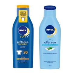 Kremų rinkinys nuo saulės Nivea Sun Protection Set Protege & Hidrata, 2 vnt. kaina ir informacija | Kremai nuo saulės | pigu.lt