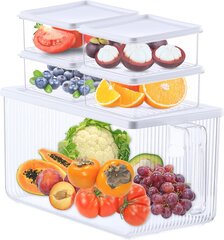 KEPEAK Органайзер для холодильника, 5 шт. цена и информация | Посуда, тарелки, обеденные сервизы | pigu.lt