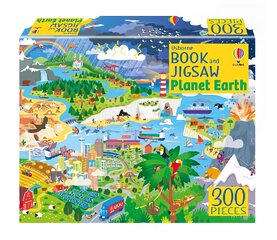 Usborne Book and Jigsaw Planet Earth цена и информация | Книги для малышей | pigu.lt