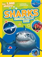 Sharks Sticker Activity Book: Over 1,000 Stickers! kaina ir informacija | Knygos mažiesiems | pigu.lt