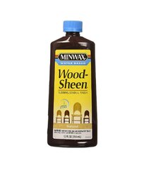 Medžio beicas, Minwax, Water Based WoodSheen, 354 ml, Natural kaina ir informacija | Dažai | pigu.lt