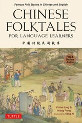 Chinese Folktales for Language Learners: Famous Folk Stories in Chinese and English (Free online Audio Recordings) kaina ir informacija | Apsakymai, novelės | pigu.lt