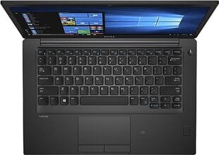 Dell Latitude 7480 14", Intel Core i7-6600U, 16GB, 512GB SSD, be OS, Juodas kaina ir informacija | Nešiojami kompiuteriai | pigu.lt