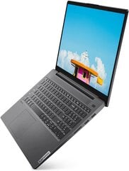 Lenovo IdeaPad 5 15ITL05 15.6", Intel Core i3-1115G4, 8GB, 256GB SSD, WIN 10, Pilkas kaina ir informacija | Nešiojami kompiuteriai | pigu.lt