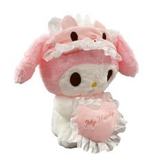 Pliušinė lėlė Kuromi su širdele- My Melody anime veikėja - rožinė, 30cm kaina ir informacija | Minkšti (pliušiniai) žaislai | pigu.lt