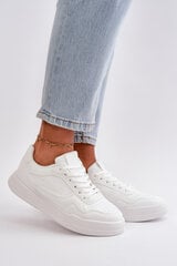 Classic Women's Sneakers Made Of Eco Leather White Meriora 32959-21 цена и информация | Спортивная обувь, кроссовки для женщин | pigu.lt