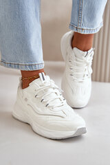 Sports Shoes Sneakers Eco Leather White Verilisse 32963-21 цена и информация | Спортивная обувь, кроссовки для женщин | pigu.lt