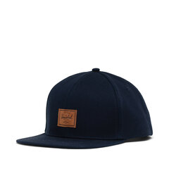 Skrybėlė Herschel Whaler 6 Panel Suede, juoda kaina ir informacija | Vyriški šalikai, kepurės, pirštinės | pigu.lt