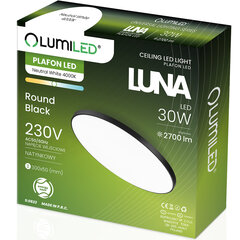 LED plafonas LUNA 30W apvalus 30 cm LUMILED цена и информация | Потолочные светильники | pigu.lt