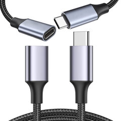 Usb-c adapterio laidas 2 m kaina ir informacija | Kabeliai ir laidai | pigu.lt