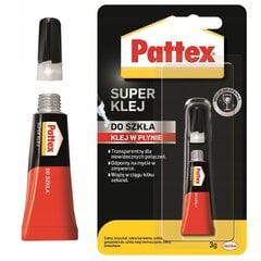 "Pattex" super klijai stiklui skysti 3g kaina ir informacija | Klijai | pigu.lt