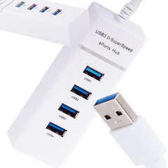 HUB USB 3.0 prievado skirstytuvas 4x kaina ir informacija | Adapteriai, USB šakotuvai | pigu.lt