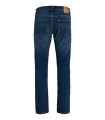 Jack & Jones vyriški džinsai Mike 12259170*32, tamsiai mėlyna 5715605308035 kaina ir informacija | Džinsai vyrams | pigu.lt