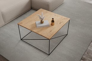 Кофейный столик ADRK Furniture Nelia, коричневый/черный цена и информация | Журнальные столики | pigu.lt