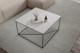 Кофейный столик ADRK Furniture Nelia, белый/черный цена и информация | Журнальные столики | pigu.lt