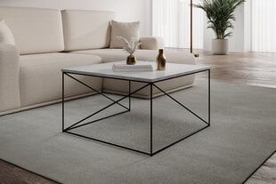 Кофейный столик ADRK Furniture Nelia, песочный/черный цена и информация | Журнальные столики | pigu.lt